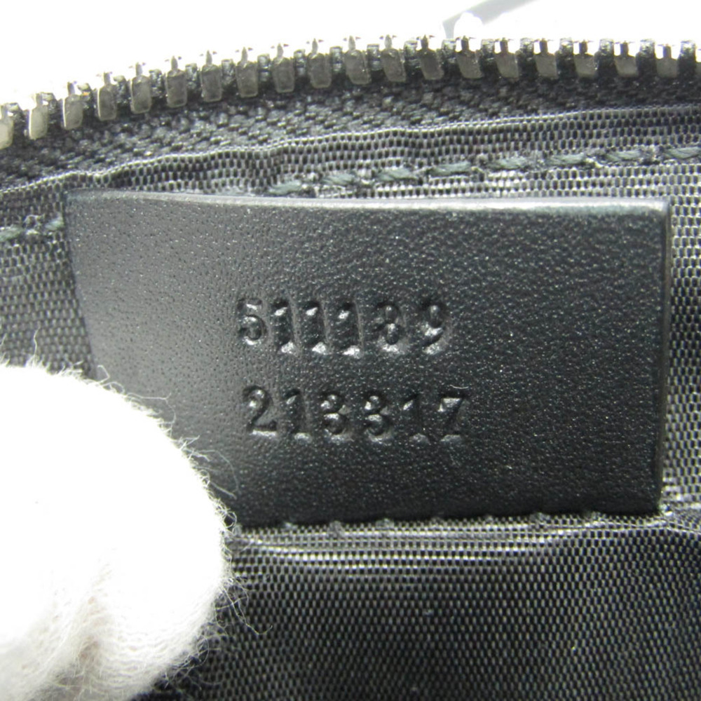 GUCCI Authentic Black Leather Shoulder Bag - Picture 11 of 12